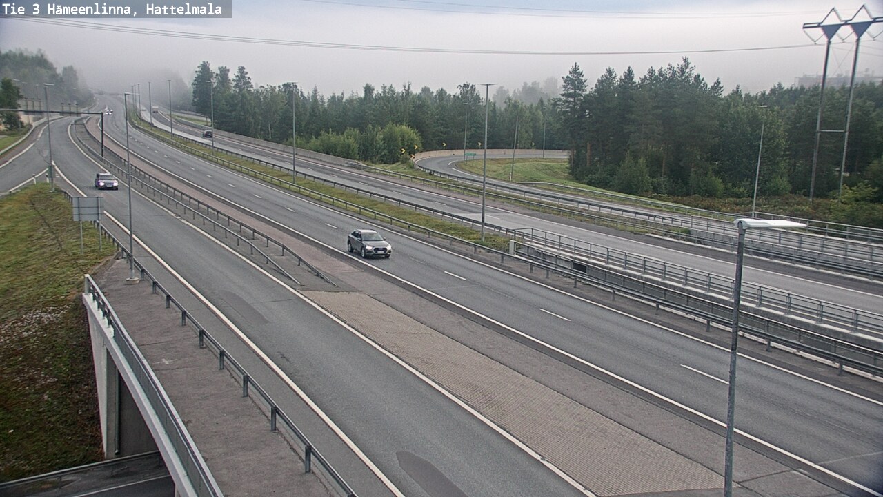Weather Camera Image Road 3 Hämeenlinna, Hattelmala, Hämeenlinna, Kanta-Häme