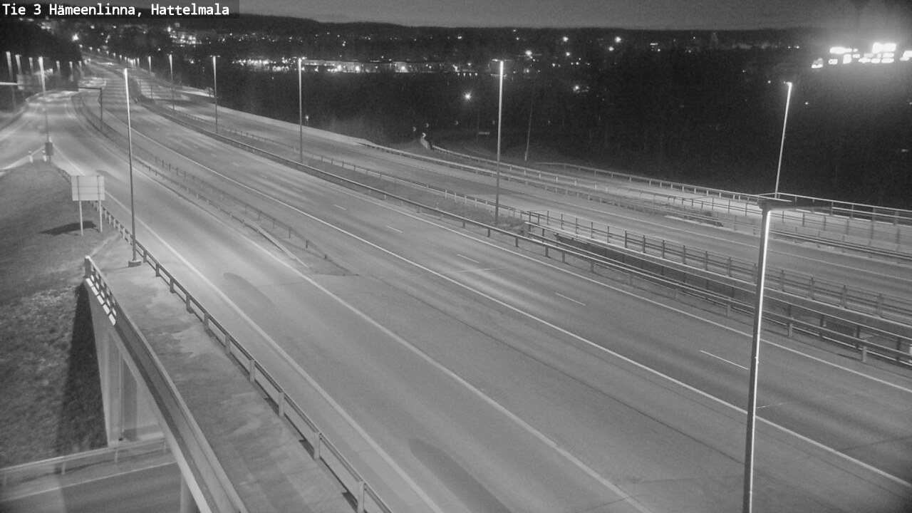Weather Camera Image Road 3 Hämeenlinna, Hattelmala, Hämeenlinna, Kanta-Häme