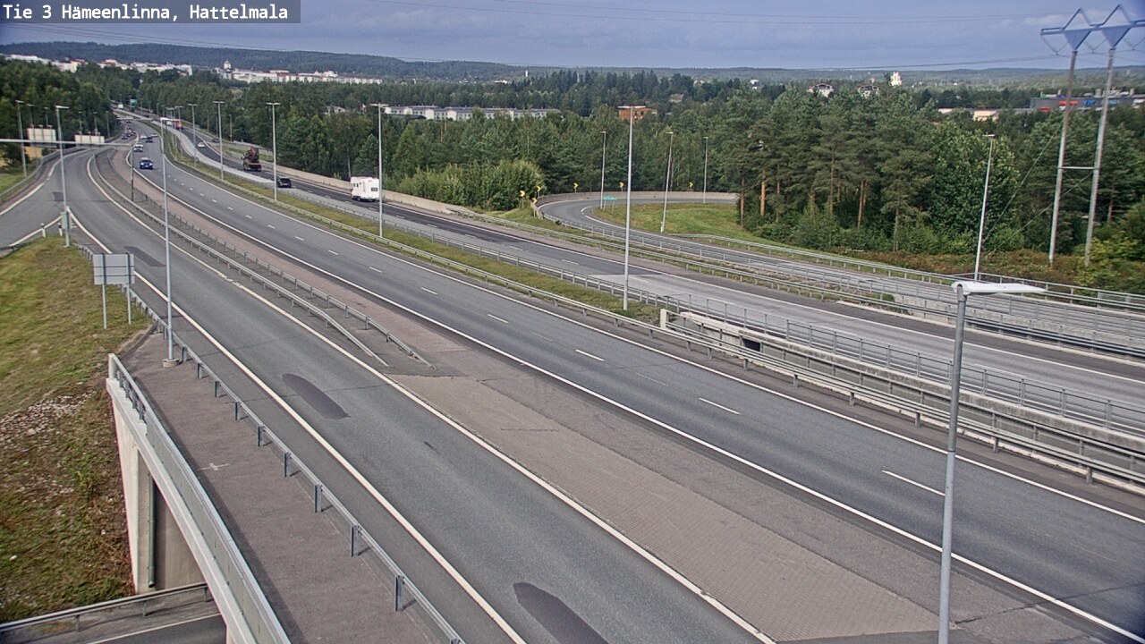Weather Camera Image Road 3 Hämeenlinna, Hattelmala, Hämeenlinna, Kanta-Häme