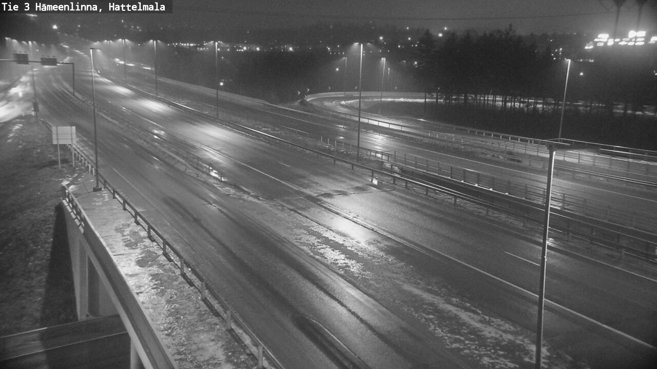 Weather Camera Image Road 3 Hämeenlinna, Hattelmala, Hämeenlinna, Kanta-Häme