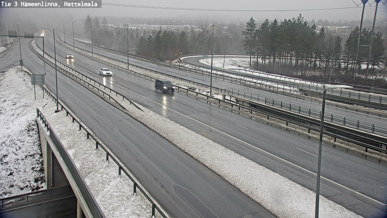 Weather Camera Image Väg 3 Tavastehus, Hattelmala, Hämeenlinna, Kanta-Häme