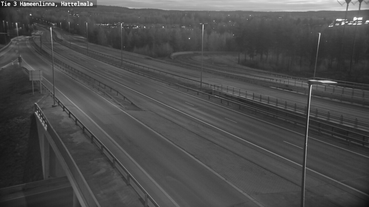 Weather Camera Image Road 3 Hämeenlinna, Hattelmala, Hämeenlinna, Kanta-Häme