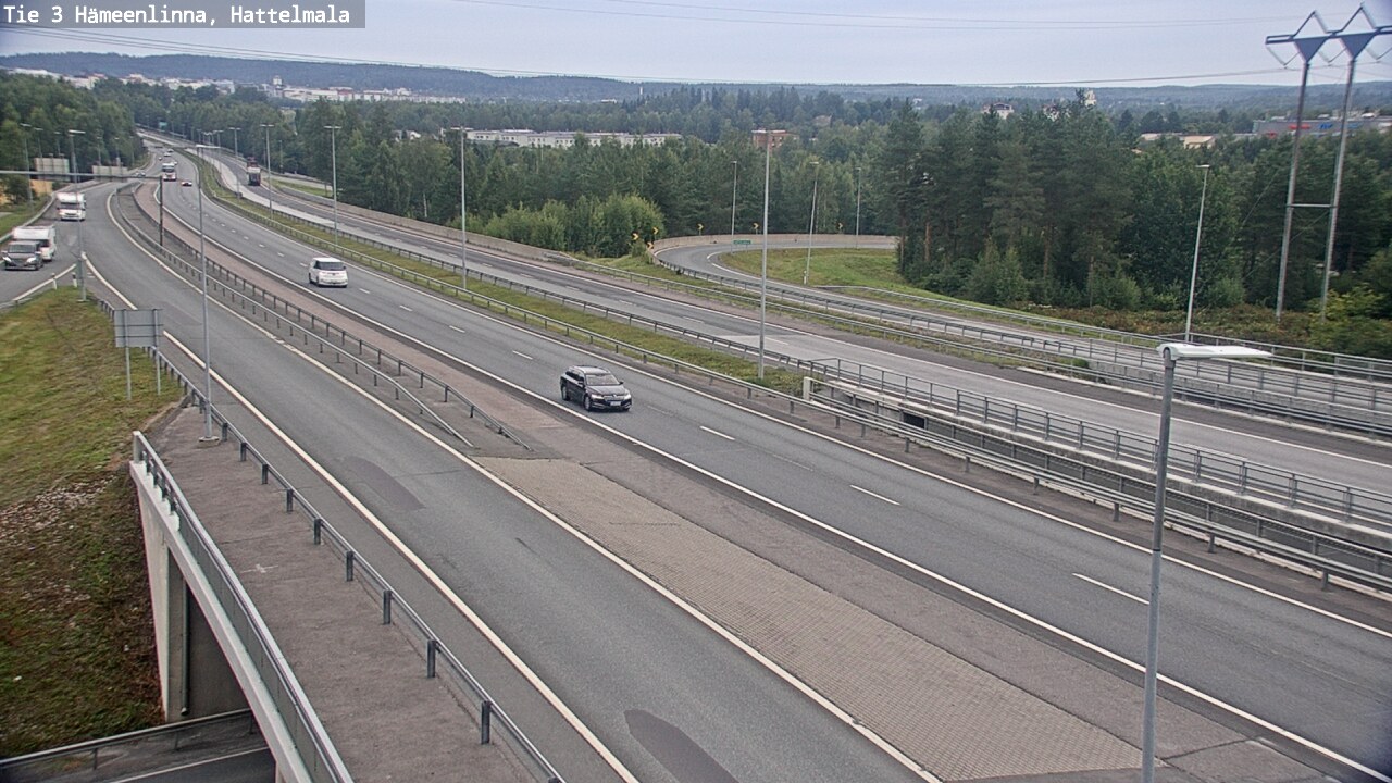 Weather Camera Image Road 3 Hämeenlinna, Hattelmala, Hämeenlinna, Kanta-Häme