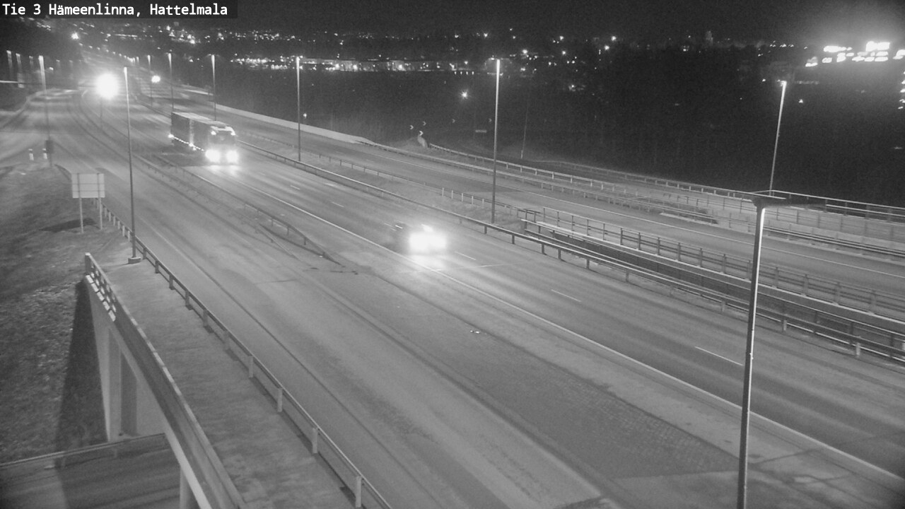 Weather Camera Image Road 3 Hämeenlinna, Hattelmala, Hämeenlinna, Kanta-Häme