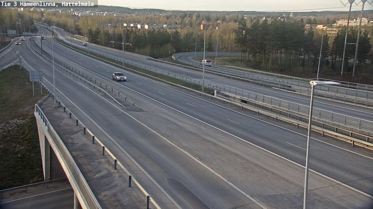 Weather Camera Image Road 3 Hämeenlinna, Hattelmala, Hämeenlinna, Kanta-Häme