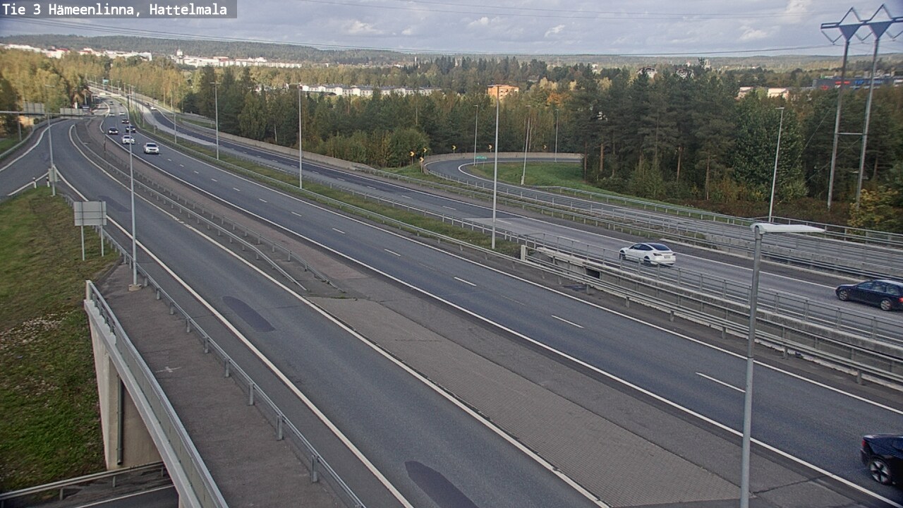 Weather Camera Image Väg 3 Tavastehus, Hattelmala, Hämeenlinna, Kanta-Häme