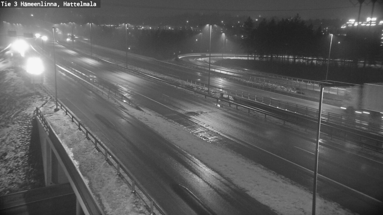 Weather Camera Image Väg 3 Tavastehus, Hattelmala, Hämeenlinna, Kanta-Häme