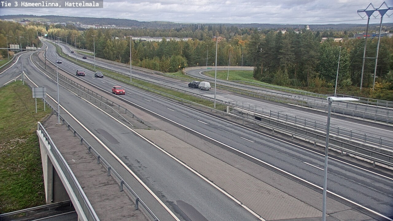 Weather Camera Image Väg 3 Tavastehus, Hattelmala, Hämeenlinna, Kanta-Häme