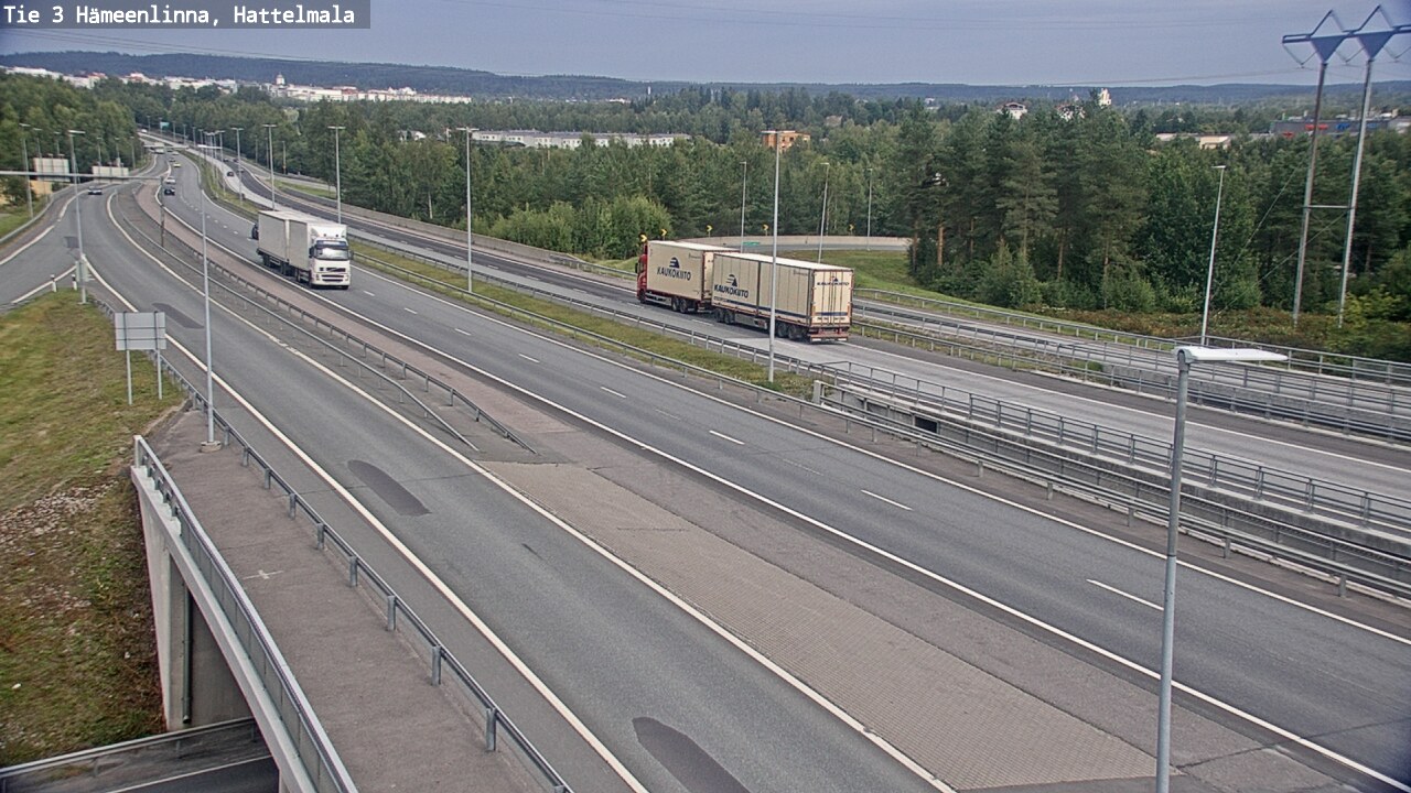 Weather Camera Image Road 3 Hämeenlinna, Hattelmala, Hämeenlinna, Kanta-Häme