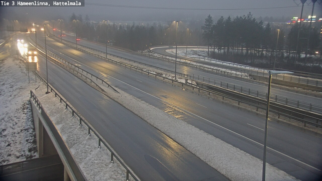 Weather Camera Image Väg 3 Tavastehus, Hattelmala, Hämeenlinna, Kanta-Häme