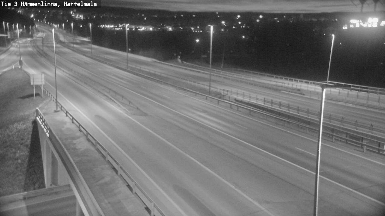 Weather Camera Image Road 3 Hämeenlinna, Hattelmala, Hämeenlinna, Kanta-Häme