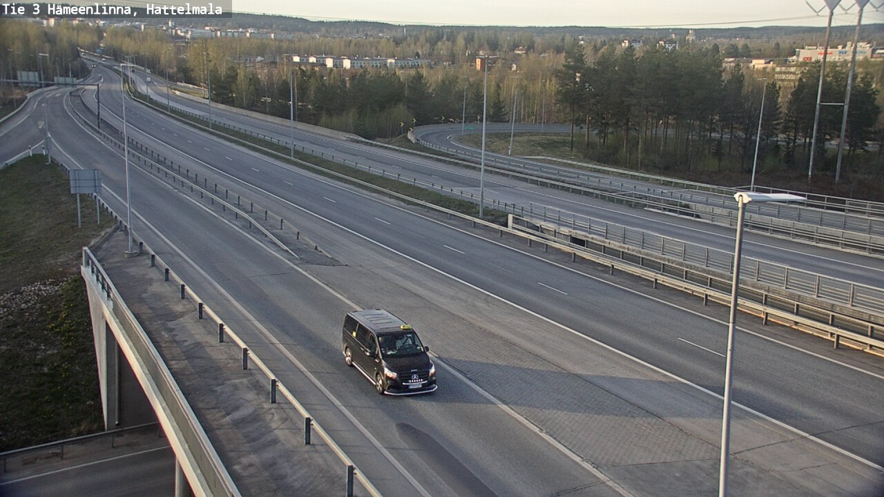 Weather Camera Image Road 3 Hämeenlinna, Hattelmala, Hämeenlinna, Kanta-Häme