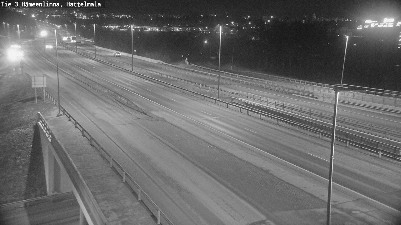 Weather Camera Image Road 3 Hämeenlinna, Hattelmala, Hämeenlinna, Kanta-Häme