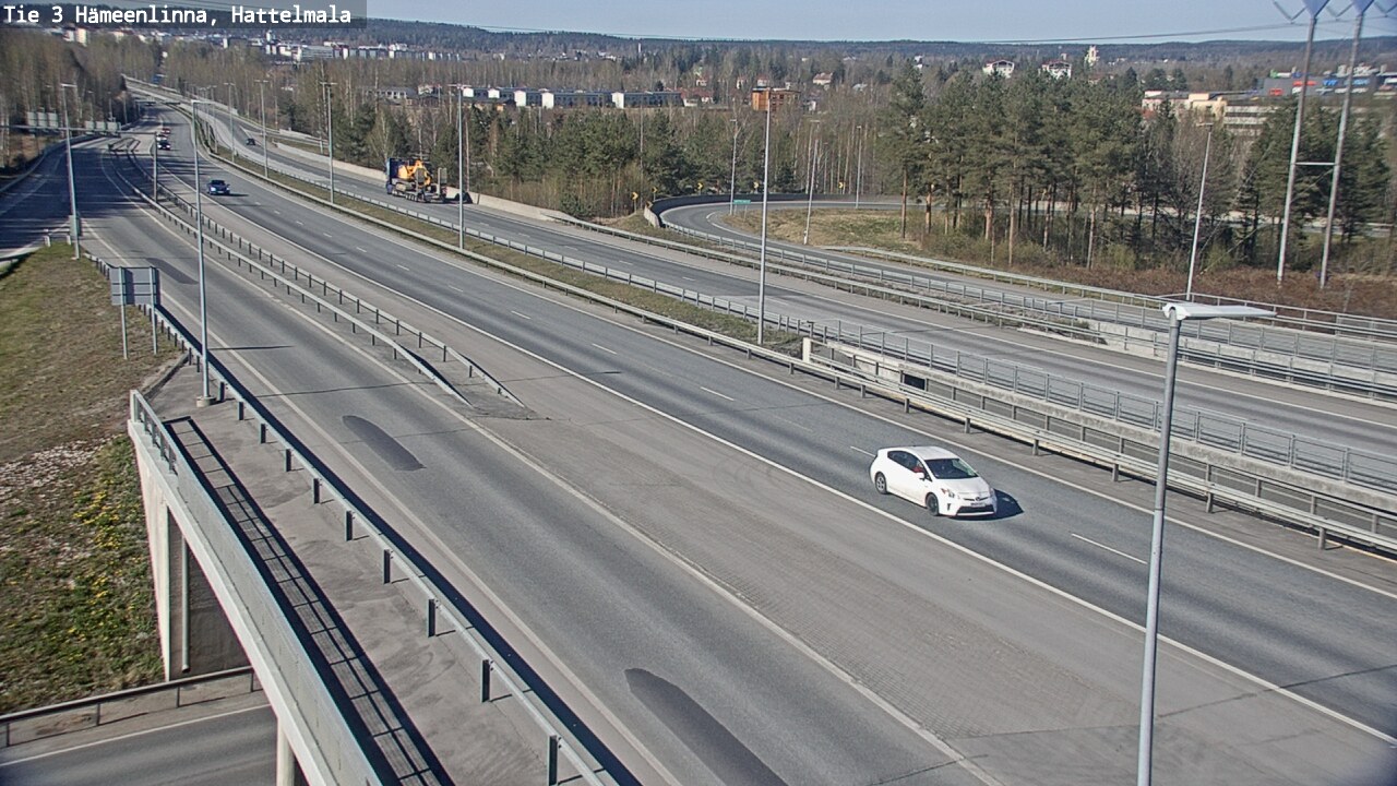 Weather Camera Image Road 3 Hämeenlinna, Hattelmala, Hämeenlinna, Kanta-Häme