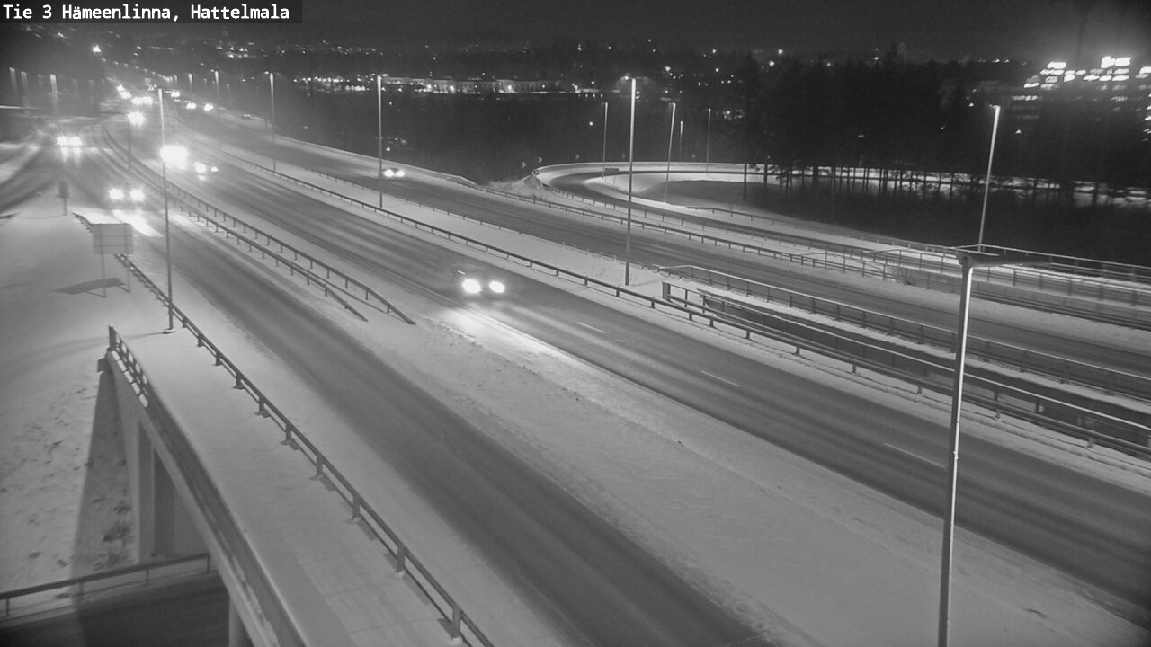 Weather Camera Image Road 3 Hämeenlinna, Hattelmala, Hämeenlinna, Kanta-Häme