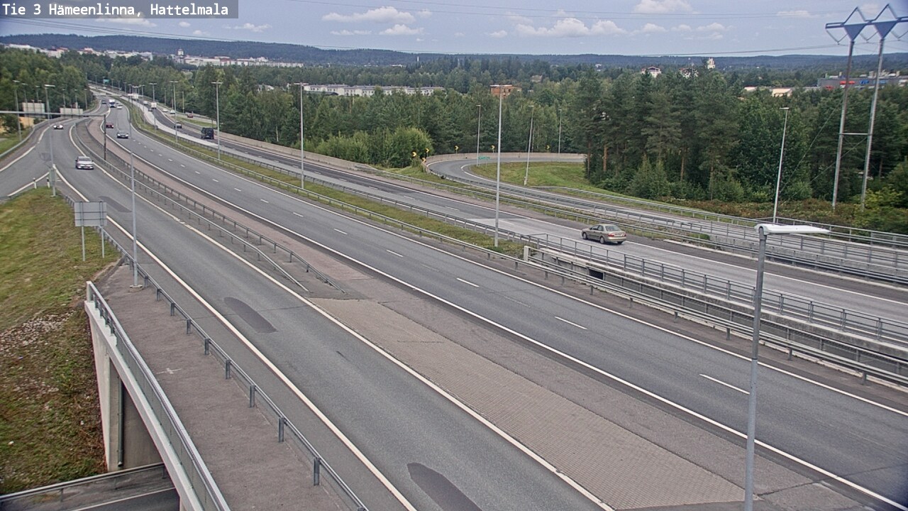 Weather Camera Image Road 3 Hämeenlinna, Hattelmala, Hämeenlinna, Kanta-Häme