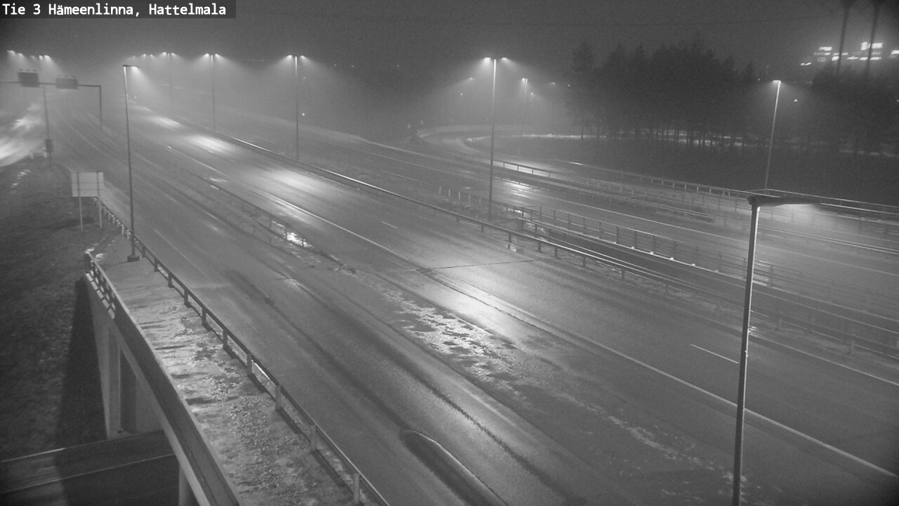 Weather Camera Image Road 3 Hämeenlinna, Hattelmala, Hämeenlinna, Kanta-Häme