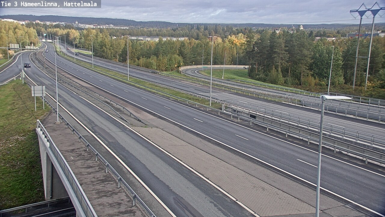 Weather Camera Image Väg 3 Tavastehus, Hattelmala, Hämeenlinna, Kanta-Häme