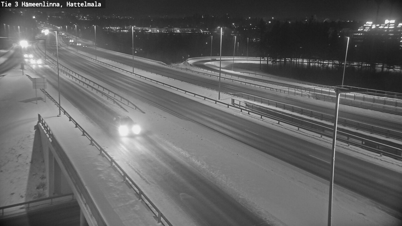 Weather Camera Image Road 3 Hämeenlinna, Hattelmala, Hämeenlinna, Kanta-Häme