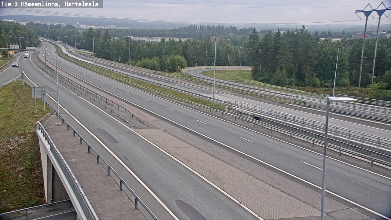 Weather Camera Image Road 3 Hämeenlinna, Hattelmala, Hämeenlinna, Kanta-Häme