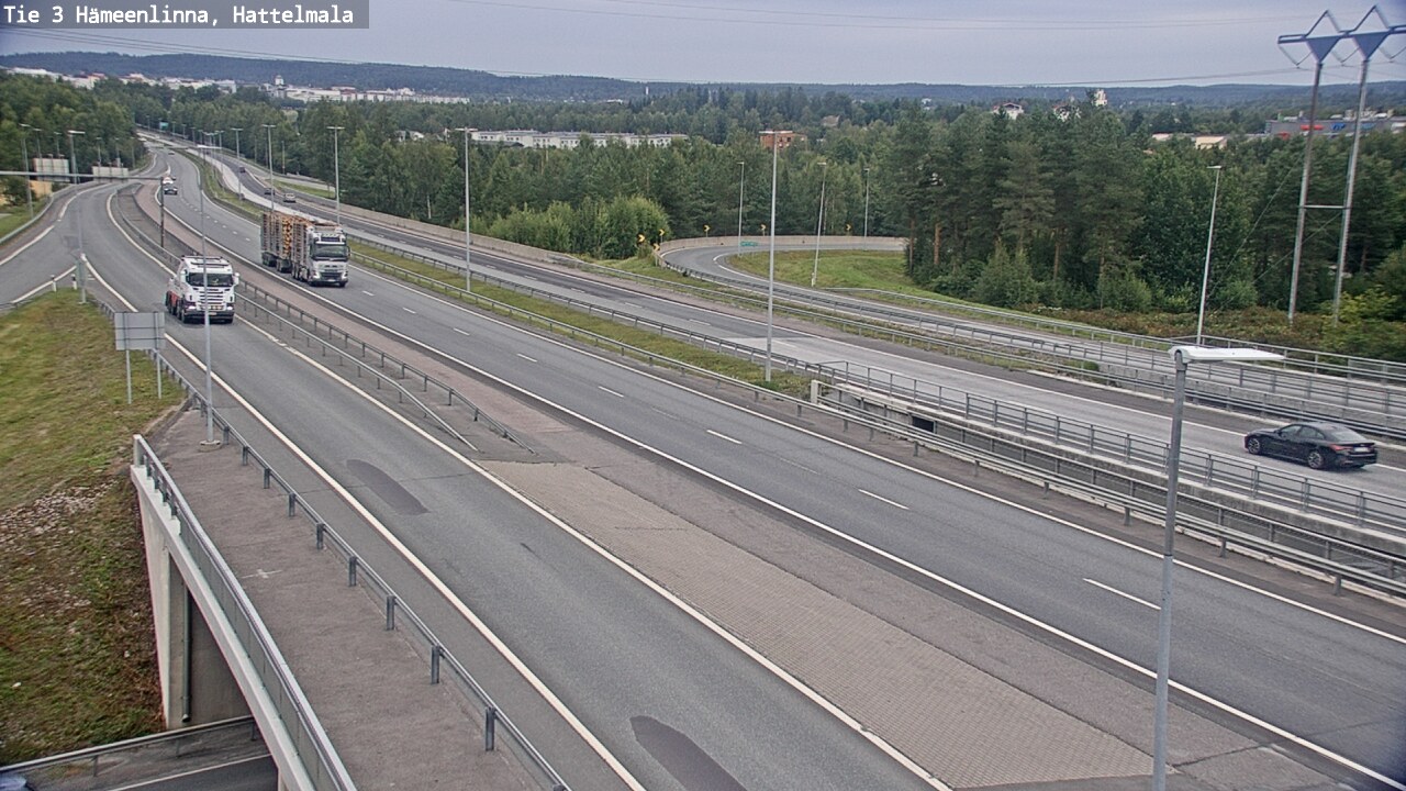 Weather Camera Image Road 3 Hämeenlinna, Hattelmala, Hämeenlinna, Kanta-Häme