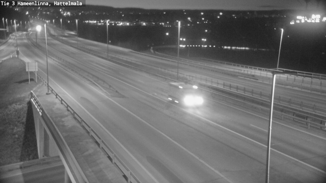 Weather Camera Image Road 3 Hämeenlinna, Hattelmala, Hämeenlinna, Kanta-Häme