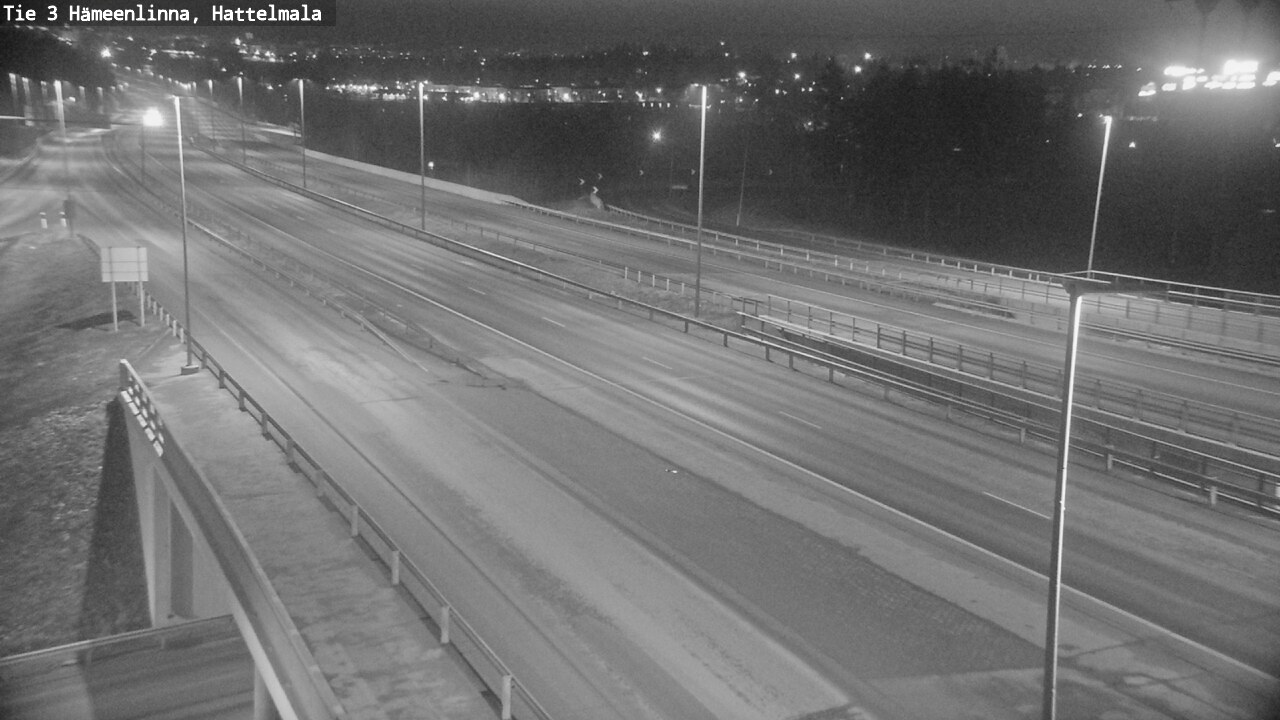 Weather Camera Image Road 3 Hämeenlinna, Hattelmala, Hämeenlinna, Kanta-Häme