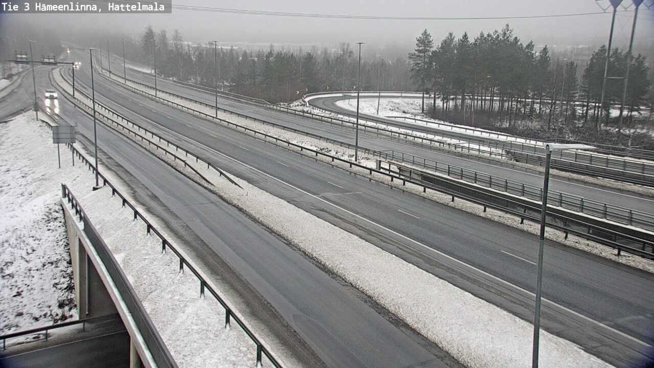 Weather Camera Image Väg 3 Tavastehus, Hattelmala, Hämeenlinna, Kanta-Häme
