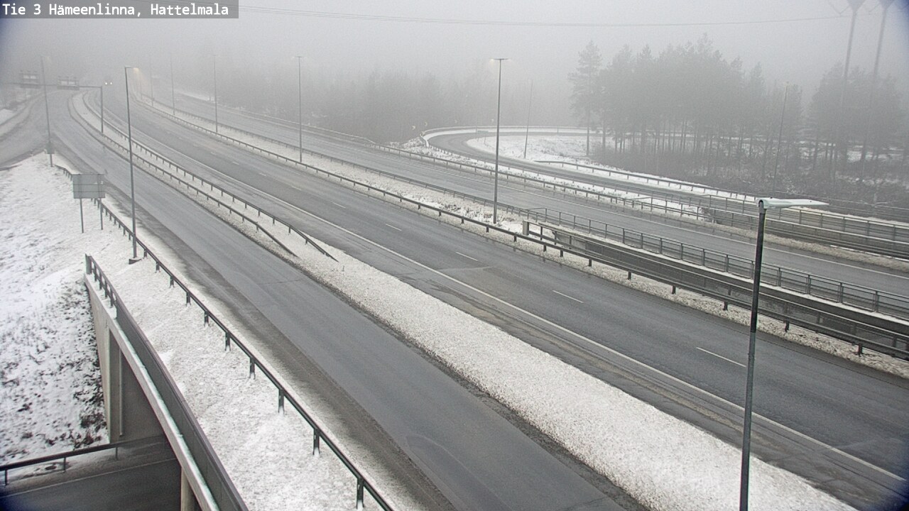 Weather Camera Image Väg 3 Tavastehus, Hattelmala, Hämeenlinna, Kanta-Häme