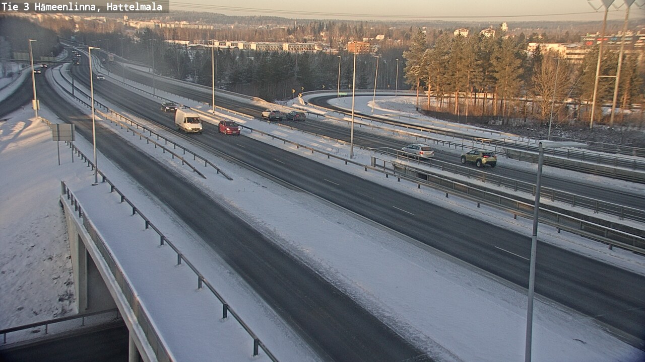 Weather Camera Image Road 3 Hämeenlinna, Hattelmala, Hämeenlinna, Kanta-Häme