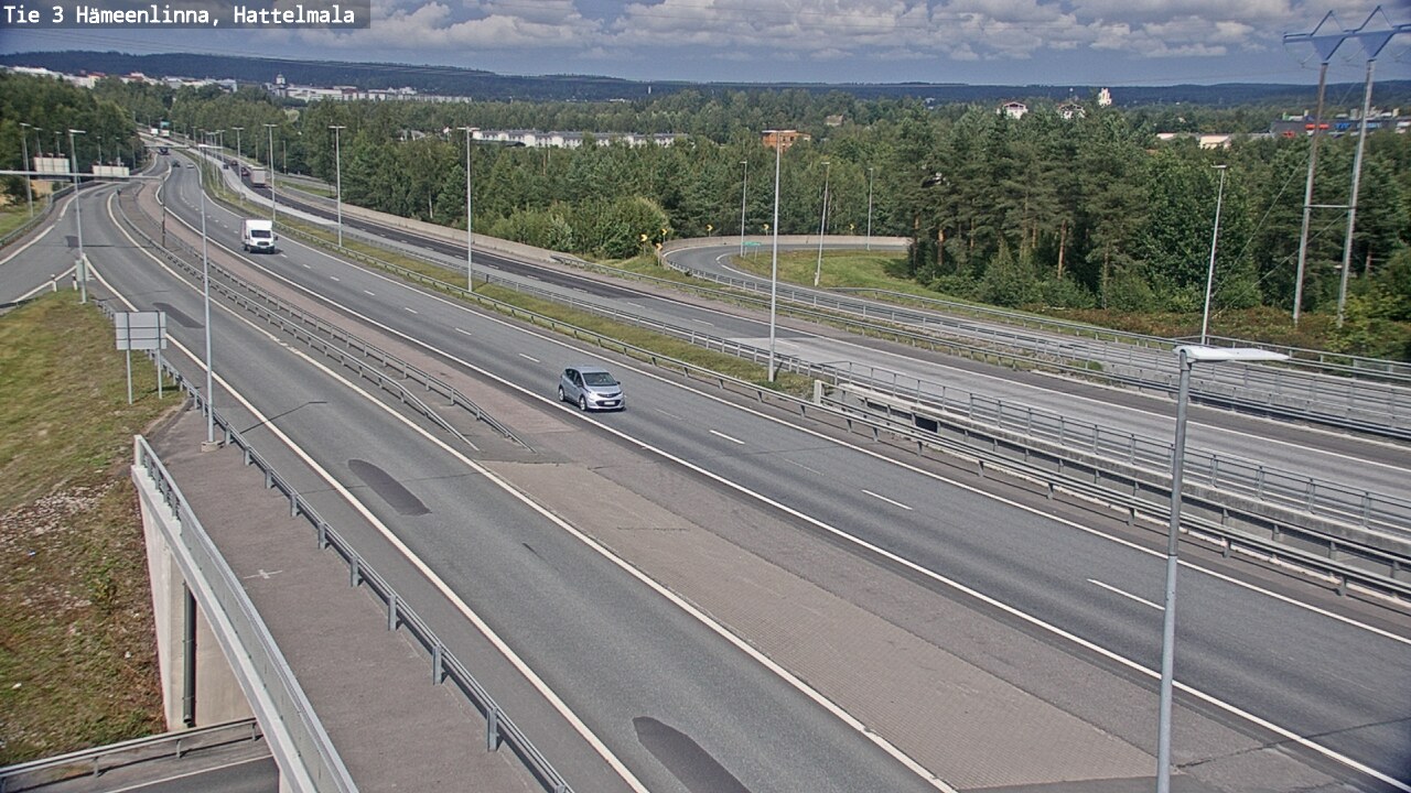 Weather Camera Image Road 3 Hämeenlinna, Hattelmala, Hämeenlinna, Kanta-Häme