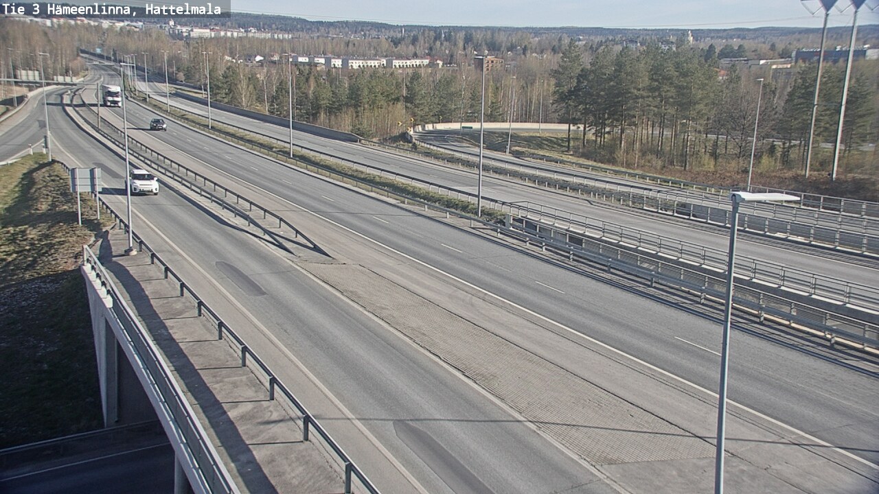 Weather Camera Image Road 3 Hämeenlinna, Hattelmala, Hämeenlinna, Kanta-Häme