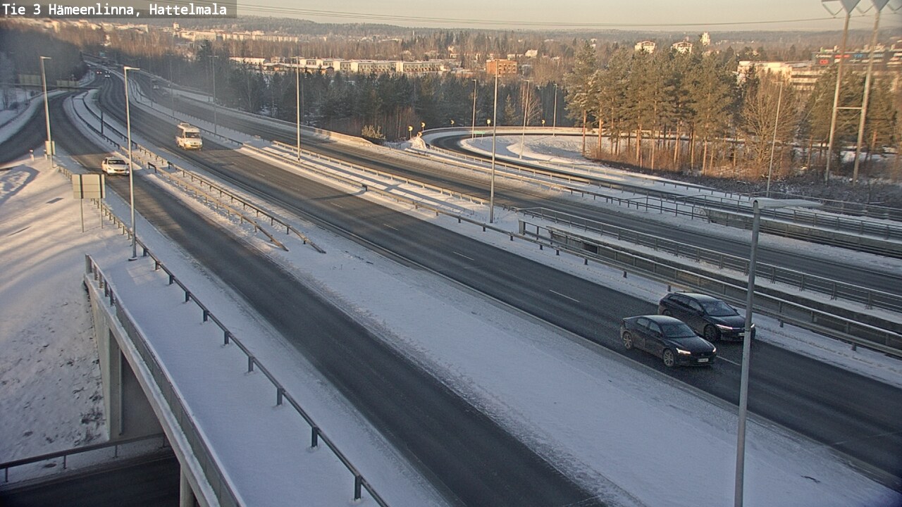 Weather Camera Image Road 3 Hämeenlinna, Hattelmala, Hämeenlinna, Kanta-Häme