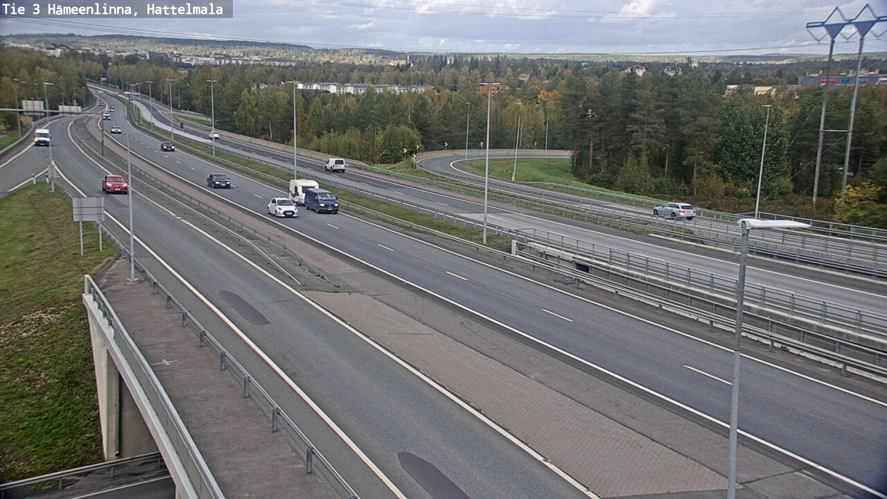 Weather Camera Image Väg 3 Tavastehus, Hattelmala, Hämeenlinna, Kanta-Häme