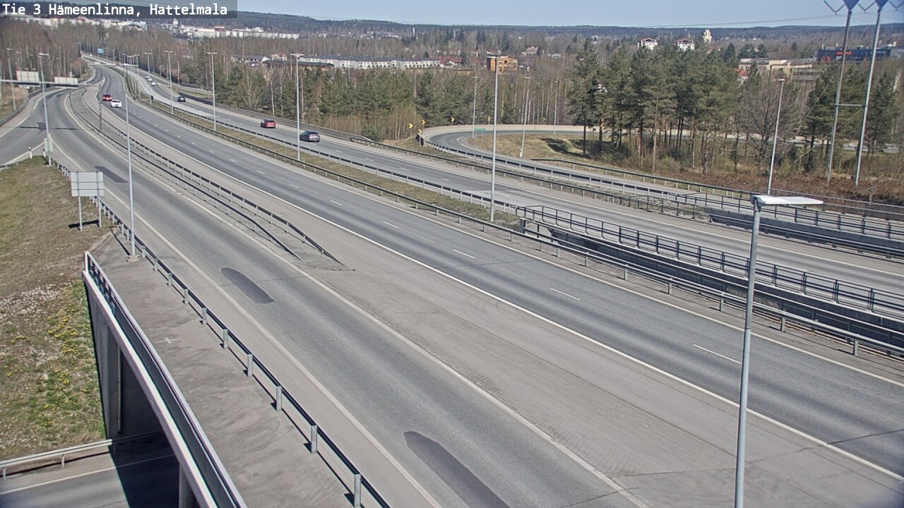 Weather Camera Image Road 3 Hämeenlinna, Hattelmala, Hämeenlinna, Kanta-Häme
