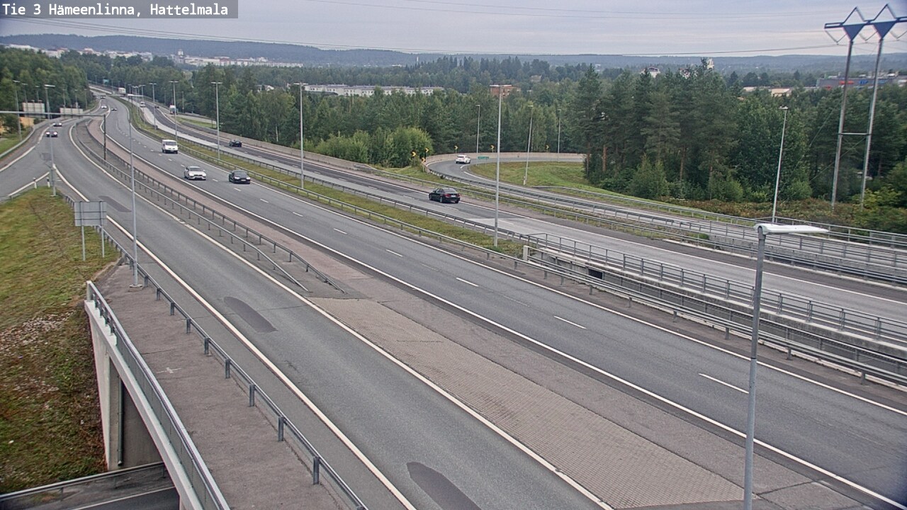 Weather Camera Image Road 3 Hämeenlinna, Hattelmala, Hämeenlinna, Kanta-Häme