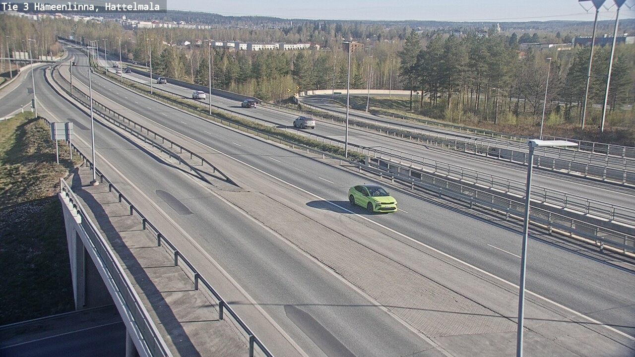 Kelikamerat Kuva Tie 3 Hämeenlinna, Hattelmala, Hämeenlinna, Kanta-Häme