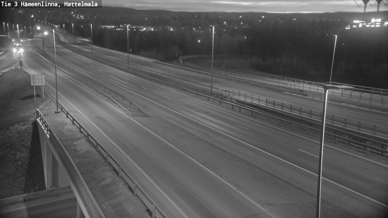 Weather Camera Image Road 3 Hämeenlinna, Hattelmala, Hämeenlinna, Kanta-Häme