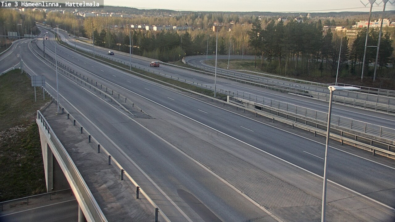 Weather Camera Image Road 3 Hämeenlinna, Hattelmala, Hämeenlinna, Kanta-Häme