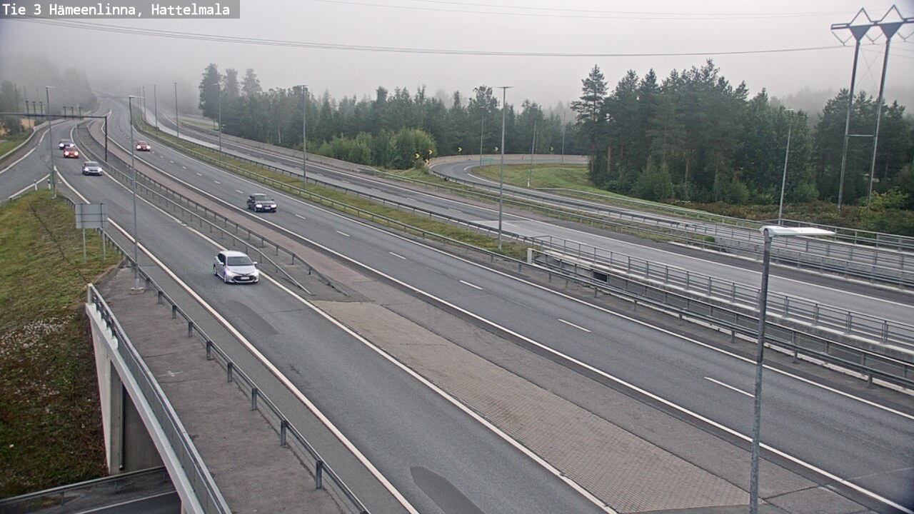 Weather Camera Image Road 3 Hämeenlinna, Hattelmala, Hämeenlinna, Kanta-Häme