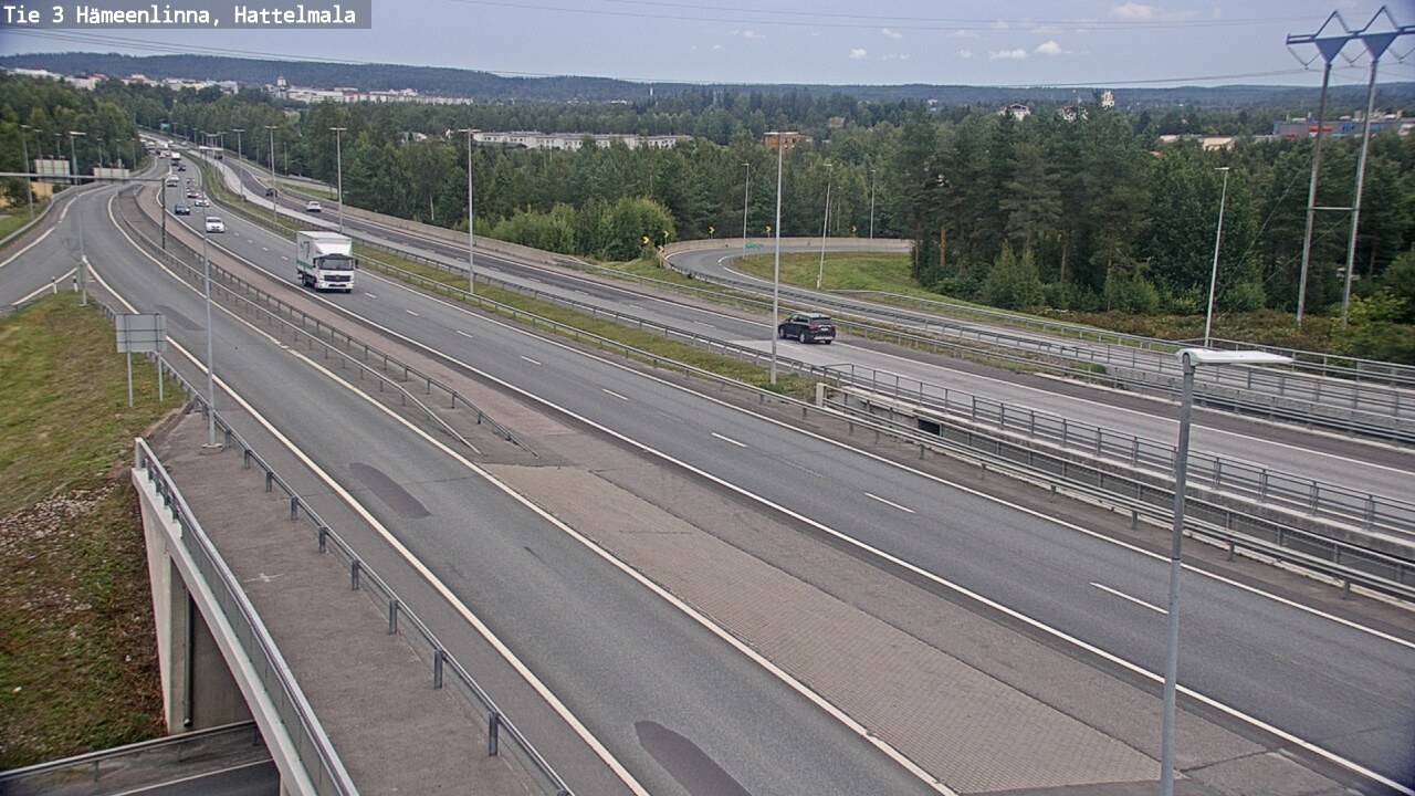 Weather Camera Image Road 3 Hämeenlinna, Hattelmala, Hämeenlinna, Kanta-Häme