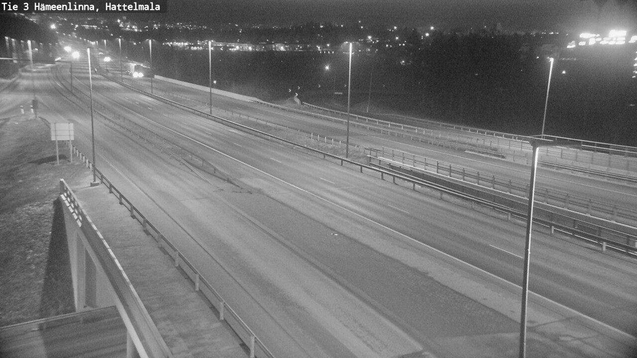 Weather Camera Image Road 3 Hämeenlinna, Hattelmala, Hämeenlinna, Kanta-Häme