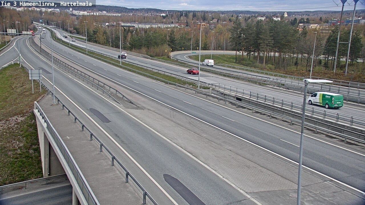 Weather Camera Image Väg 3 Tavastehus, Hattelmala, Hämeenlinna, Kanta-Häme