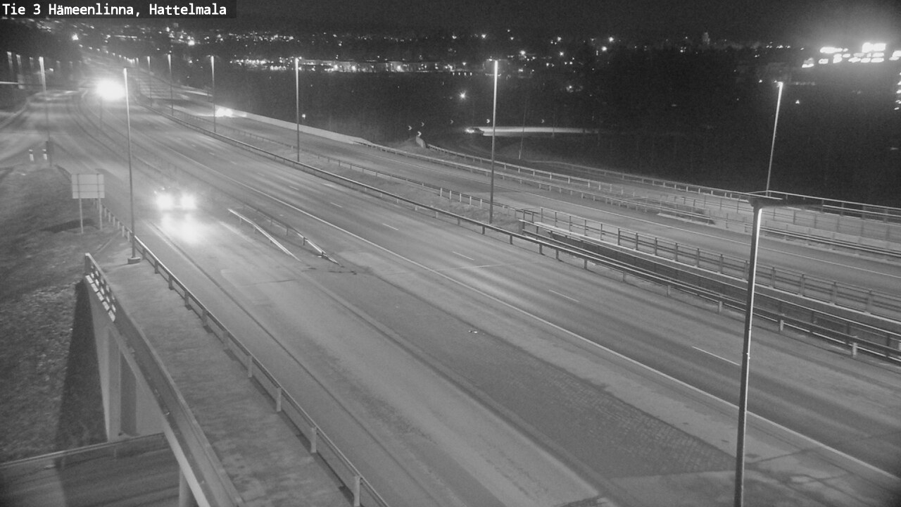 Weather Camera Image Road 3 Hämeenlinna, Hattelmala, Hämeenlinna, Kanta-Häme
