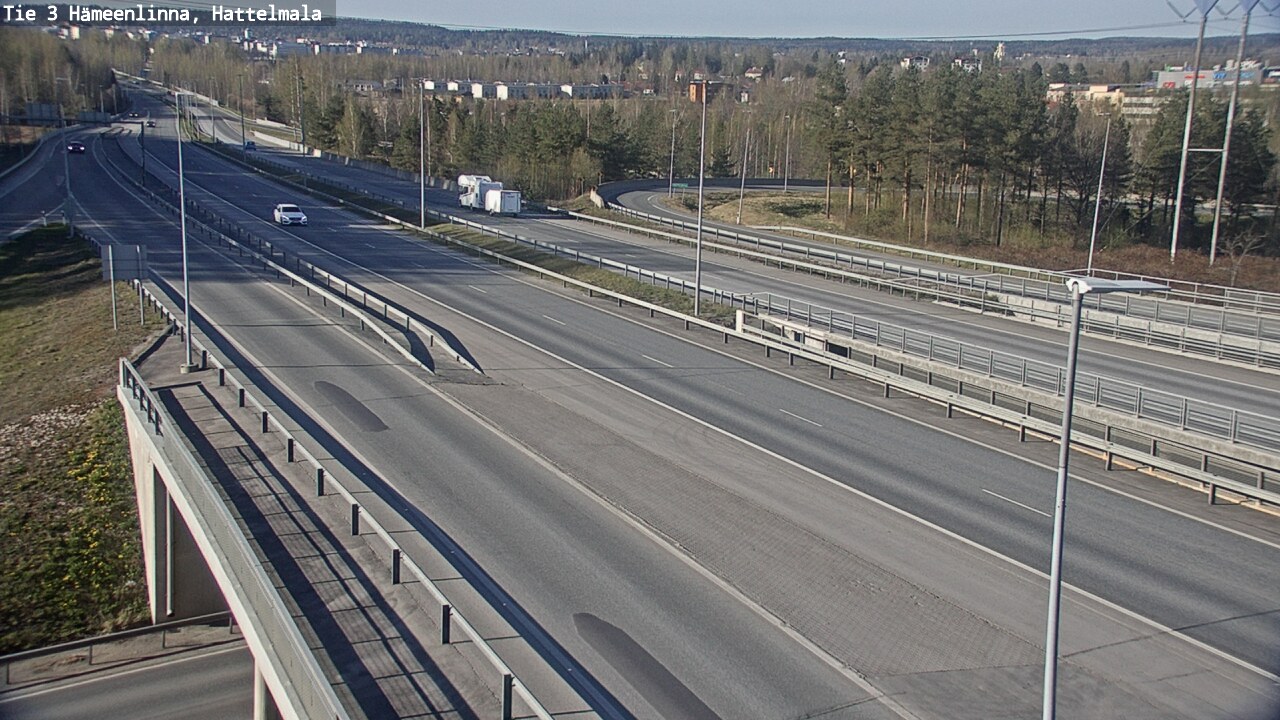 Weather Camera Image Road 3 Hämeenlinna, Hattelmala, Hämeenlinna, Kanta-Häme