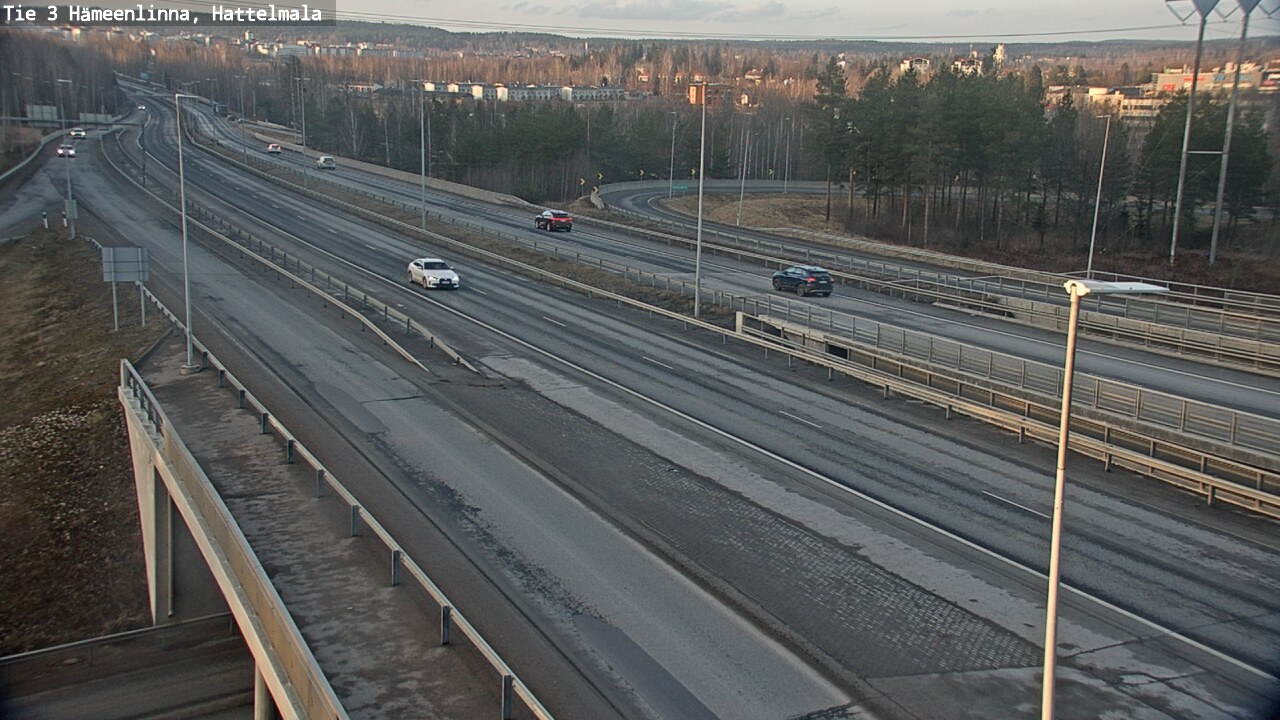Weather Camera Image Väg 3 Tavastehus, Hattelmala, Hämeenlinna, Kanta-Häme