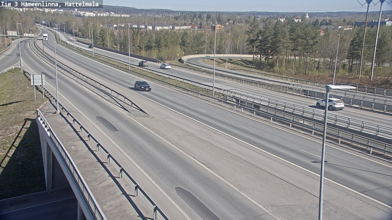 Kelikamerat Kuva Tie 3 Hämeenlinna, Hattelmala, Hämeenlinna, Kanta-Häme