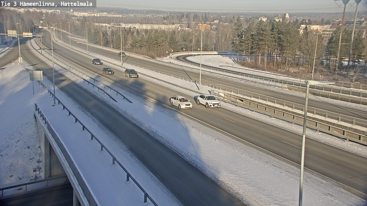 Weather Camera Image Road 3 Hämeenlinna, Hattelmala, Hämeenlinna, Kanta-Häme