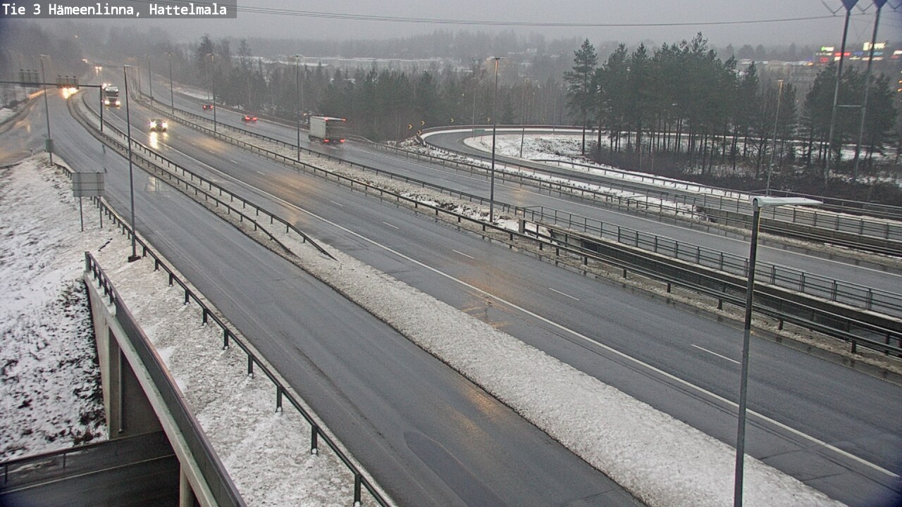 Weather Camera Image Väg 3 Tavastehus, Hattelmala, Hämeenlinna, Kanta-Häme