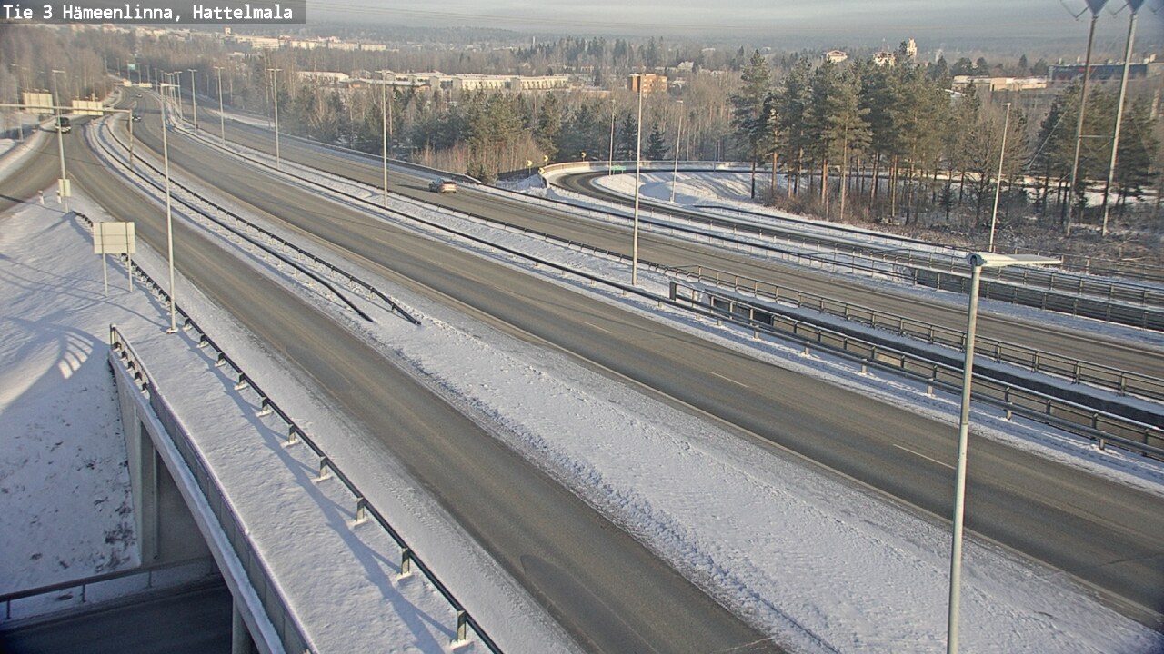 Weather Camera Image Road 3 Hämeenlinna, Hattelmala, Hämeenlinna, Kanta-Häme
